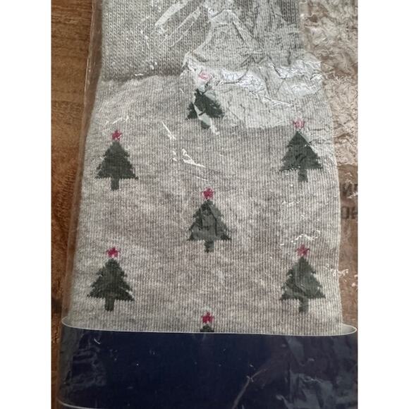 UNTUCKit Grey Green Christmas Tree Socks- One Size - New - Picture 5 of 5